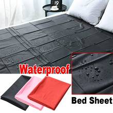 Pvc plástico adulto sexo lençóis de cama sexy jogo vinil à prova dwaterproof água hipoalergênico colchão capa completa rainha rei lençóis 2024 - compre barato