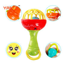 YANUO Baby Toys Macaron Soft Rattle Toy Baby Teether Toy Early Education Puzzle Baby Boy Toys Toddler Toys Interactive Toys 2024 - buy cheap