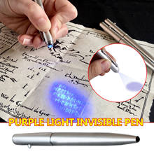 Bolígrafo invisible de luz púrpura, lámpara UV, 2021 2024 - compra barato