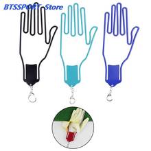 Plastic Glove Rack Dryer Hanger Stretcher Golf Glove Holder with Key Chain 2024 - buy cheap