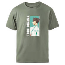 Haikyuu Oikawa T shirts Mens Causal Summer Short Sleeve Top Vintage Anime Cartoon Loose Black Tee Shirt 2021 Tees Kpop Tshirt 2024 - buy cheap