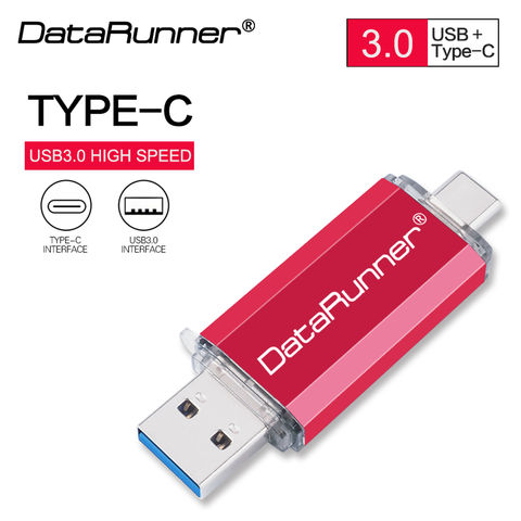 DataRunner Type C USB Flash Drive OTG Pen Drive 512GB 256GB 128GB 64GB 32GB External Storage Pendrive Usb 3.0 Memory Stick 2022 - buy cheap