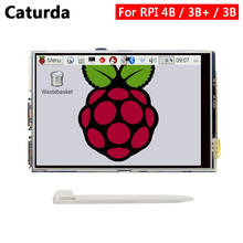 3,5 дюймов Raspberry Pi 4 Дисплей на тонкопленочных транзисторах на тонкоплёночных транзисторах ЖК-дисплей 480*320 пикселей сенсорный Экран Панель Экран для Raspberry Pi 3 Model B / 3B плюс 2024 - купить недорого