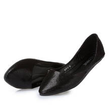 Sapatos femininos confortáveis clássicos de outono, calçados baixos de ponta rachada e dourada tamanho 35-41 2024 - compre barato