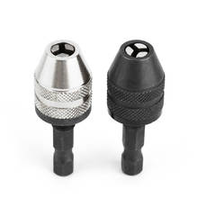 1Pcs 0.3-3.6mm 1/4" Hex Shank Dril Bit ToolKeyless Drill holder stand Chuck Screwdriver Impact Driver Adaptor tools 2024 - buy cheap