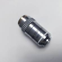 Microscópio biológico 20.2mm rms plano lente objetiva achromática 100x instrumentos óticos novo 2024 - compre barato
