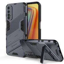 Capa armadura à prova de choque para celular oppo, realme 8 7 pro v15 gt c12 c15 narzo 20, capa traseira para renault 5 pro plus a32 a53 a93 2024 - compre barato