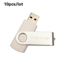 10pcs/lot Free Logo Mini Metal Usb Flash Drive 2.0 Portable Pendrive 64GB 32GB 16GB 4GB pen drive photography gifts Memoria USB 2024 - buy cheap