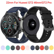 Silicone Bracelet ForHuawei GT GT2 Pro Honor Magic Wrist Straps For Xiaomi Amazfit Pace/Stratos 2 3/GTR2/2e/47 Watchband Correa 2024 - buy cheap