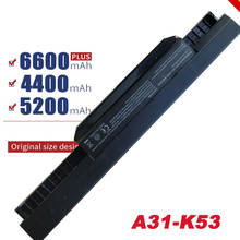 A32-k53 5200mAh battery laptop for Asus A42-K53 A31-K53 A41-K53 A43 A43SV A53SV K43SV K53 X84 2024 - buy cheap