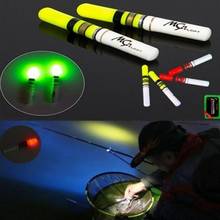Varas de pesca com luz de led, verde/vermelho, funciona com cr322, luz de led luminosa noturna para pescar, ferramentas de equipamento de pesca, 1 peça 2024 - compre barato