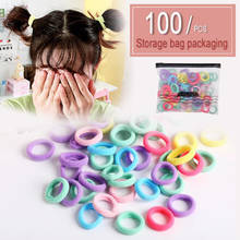 100PCS/Set Small Black/Candy Color Nylon Elastic Scrunchies for Women Girls Ponytail Holder Hair Bands Hair Accessories Headband 2024 - buy cheap