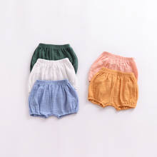 1-4 Years Baby Bread Pants Children Boys Ruffle Pants Boys and Girls Cotton Linen PP Pants Infants Lantern Pants KF572 2024 - buy cheap