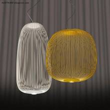 Post Modern Foscarini Spokes Pendant Lights Industrial Bird Cage Luminaire Dining Room Living Room Home Decor Led Hanging Lamp 2024 - buy cheap