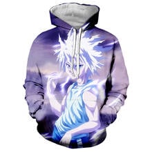 Anime Killua 3D Printed Jacket Hoodies Women/Men Gothic Sweatshirt Boys Girls Streetwear Outfits Tracksuits Harajuku Tops 5XL 2024 - buy cheap