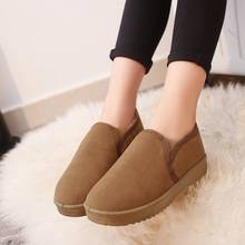 winter ankle boots Women Snow Boots Shoes Warm Plush Fur Winter Female Slip On Flat Casual Shoes Waterproof Ultralight Footwear 2024 - buy cheap