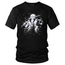 Camiseta de Anime Kurosaki Ichigo para hombre, camiseta divertida de Manga corta con lejía, camiseta fresca, Camiseta de algodón para hombre, regalo 2024 - compra barato