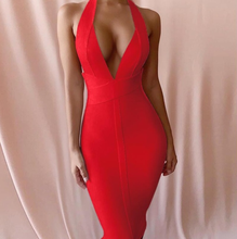 Женское облегающее вечернее платье из вискозы, с открытой спиной 2024 - купить недорого