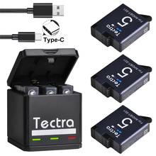 3Pcs AHDBT-501 Battery for GoPro Hero 8 7 6 5 USB Triple Charger+Type C Port for GoPro 2018 Hero7 Hero 6 Hero 5 Action Cameras 2024 - buy cheap