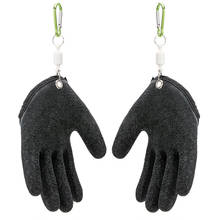 1 Pair Fishing Gloves Men Outdoor Fishing Anti-slip Waterproof Protect Hand Puncture Scrapes Fisherman Professional Catch Fish 2024 - buy cheap