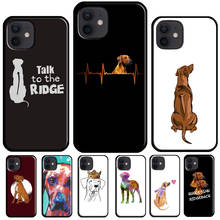 Rodesian ridgeback cão macio tpu capa para iphone xr x xs 11 12 13 pro max 12 mini se 2020 6s 7 8 plus caso de telefone 2024 - compre barato