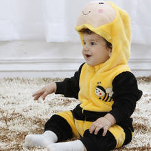 Yellow Bee Animal Baby Boy Romper Newborn Baby Girl Infant Toddler Overall Halloween Baby Clothes for 1 2 Years Old RL2-K 2024 - buy cheap