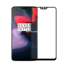 Vidrio templado con pegamento completo 9H 2.5D para Oneplus 5T 6 T 5 6 T, Protector de pantalla de película protectora de alta calidad 2024 - compra barato