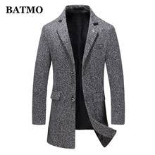 BATMO 2021 new arrival autumn high quality wool trench coat men,men's wool jackets plus-size M-5XL F16 2024 - compre barato