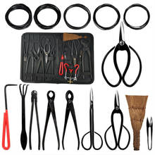 14Pcs Bonsai Tool Set Carbon Steel Extensive Cutter Scissors Kit With Nylon Case For Garden Pruning Tools 2024 - buy cheap