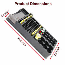 Battery Storage Case Rack Organizer For AAA/AA 9V Batteries C D Cell Button Battery Storage With Removable Tester 2024 - buy cheap