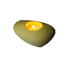 Silicone Concrete Candle Holder Mould Wedding Decoration Bar Handmade Flowerpot Candlestick Mold Customization 2024 - buy cheap