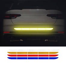 Car Sticker Strip Trunk Reflective Warning for galaxy chrysler voyager passat b5 fl suzuki swift fiat punto h4 saab 9-5 2024 - buy cheap