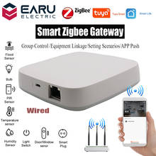 Tuya Wired Zigbee Bridge Smart Home Zigbee Gateway Hub Remote Control Zigbee Devices Smart Life APP Works with Alexa Google Home 2024 - buy cheap