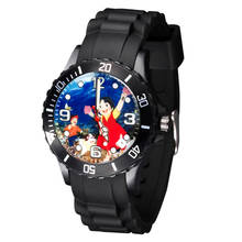 Relógio de pulso feminino de quartzo, relógio de pulso da moda dos desenhos animados, para mulheres, meninos, meninas, crianças 2024 - compre barato