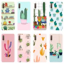 Funda de silicona suave para teléfono Samsung Galaxy A3, A5, 2016, 2017, A6, A7, A8, 2018, funda trasera de Cactus para Samsung Galaxy A6, A8 Plus, 2018 2024 - compra barato