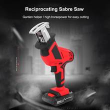 Electric Saw Reciprocating Saw 26V Rechargeable Battery for Wood Metal Plasitic Pipe Cutting Power Tools with LED Working Light 2024 - buy cheap