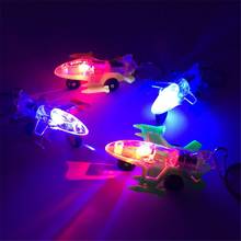 Mini Plane LED Light-Up Toys Keychain Party Favors Kids Toy Gift Gadgets Bag Pendant 2024 - buy cheap