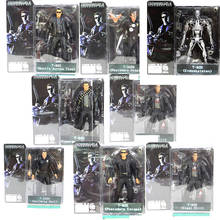 NECA-figura de acción de Terminator 2, 18CM, T-800, modelo coleccionable, muñeco, regalos, 7 pulgadas 2024 - compra barato