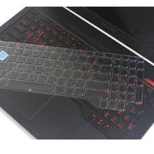 Ovy capas de teclado para asus tuf gaming fx504 gd fx504ge fx504g, tpu transparente, capa protetora para teclado de laptop, venda de película protetora 2024 - compre barato