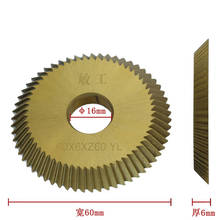 60 Tooth Titanium Key Cutter Blade For Key Copy Duplicating Machine Cutting Wheel Milling Cutter Saw Blade 2024 - buy cheap