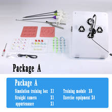 A Complete Set of Laparoscopic Surgery Training Simulator,Training Platform/Instrument/Module/Straight-rod Camera 2024 - buy cheap