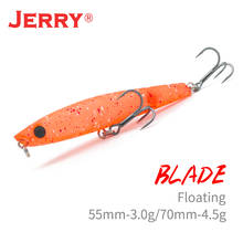 Jerry Blade Pencil Fishing Lure Shore Light Rock Fishing Hard Bait Topwater Floating Whitefish Saltwater 55mm70mm Artificial Lur 2024 - buy cheap