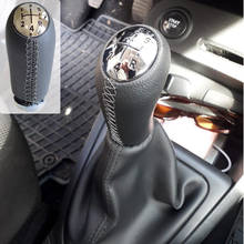 Leather 5Speed MT Gear Shift Knob for Renault Scenic II MK2 Megane 2 Clio 3 III MK3 GearShifter Pen Arm Stick Head Ball Gearknob 2024 - buy cheap