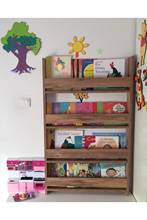 Estantería educativa Montessori para habitación de niños, 4 estantes, atentik Pine 2024 - compra barato