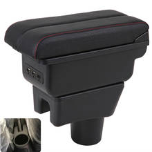 For Mitsubishi mirage Space Star armrest box USB Charging heighten Double layer 2024 - buy cheap