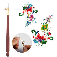 Tambour Hook with 3 Needles 70 100 120 Embroidery Beading Crochet Tools Kit 2024 - buy cheap