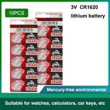 Pilas de botón cr1620, producto Original para Eaxell 3V, batería de litio CR 1620, compatible con reloj, 10 unids/lote 2024 - compra barato