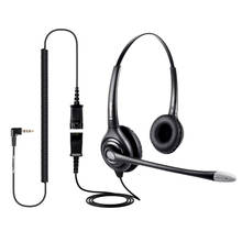 Fone de ouvido telefone 2 peças, fone de ouvido qd com plugue único de 3.5mm para laptop, smartphone, computador, pc 2024 - compre barato