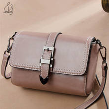 Luxury Ladies Genuine Cow Leather Crossbody Hand Bags Women Soft Real First Layer Cowhide Handbag Messenger Shoulder Flap Bags 2024 - buy cheap