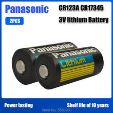 Panasonic-batería de litio para cámara, pila de 3V Arlo cr123a CR17345 DL123A EL123A 123A 123A, lote de 2 unidades 2024 - compra barato